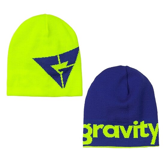 Čiapka Gravity LOGO blue/lime