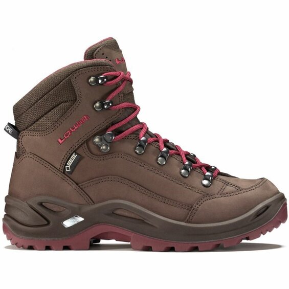 Dámska outdoorová obuv Lowa RENEGADE GTX MID espresso/berry