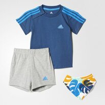 Detská súprava Adidas SUMMER GIFT navy/gray