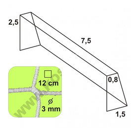 klasické (7,5 x 2,5 m)