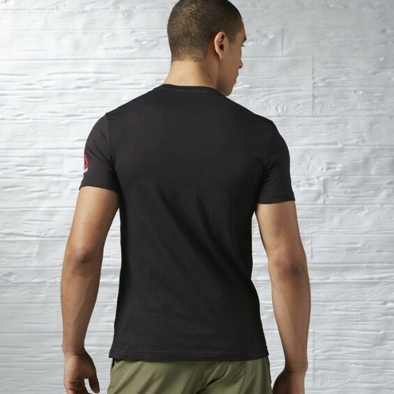 Pánske tričko Reebok STRONGER TEE black