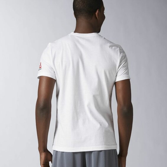 Pánske tričko Reebok STRONGER TEE white